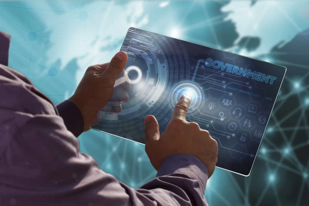 Zakelijk technologie internet netwerk concept